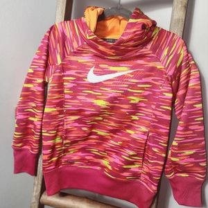 Nike Red and Orange Athletic Sweatshirt